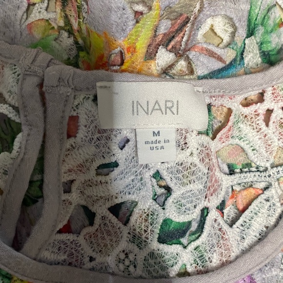 Inari medium tank top, cutout design, floral pattern - Picture 2 of 5